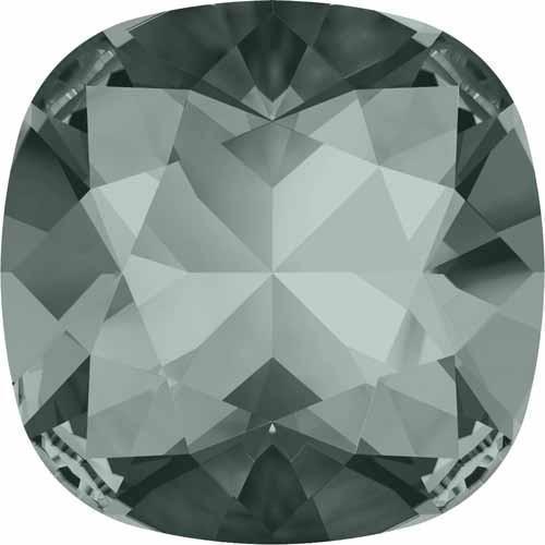 4470 Swarovski Cushion Fancy Stones, Black Diamond (215)