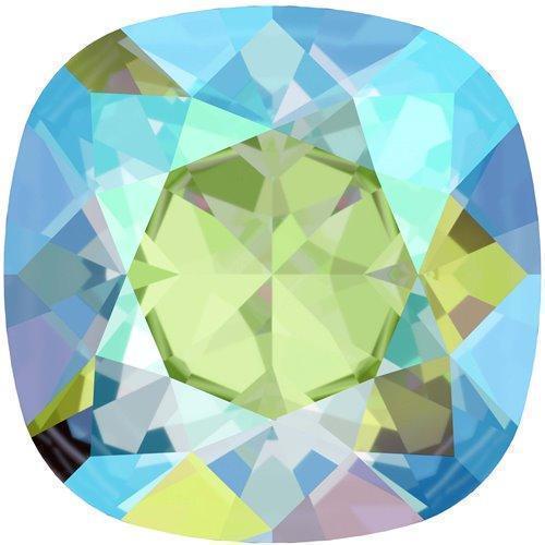 4470 Swarovski Cushion Fancy Stones, Erinite Shimmer (360 SHIM)