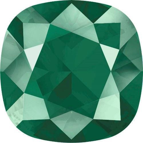4470 Swarovski Cushion Fancy Stones, Crystal Royal Green Unfoiled (001 L109S)