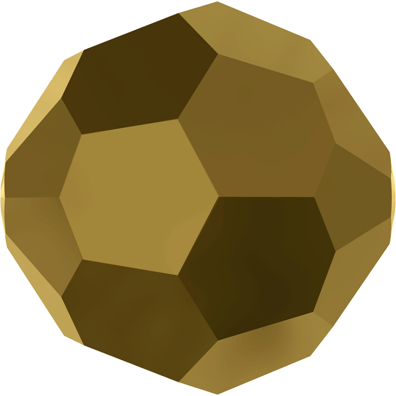 5000 Swarovski Round Beads, Crystal Dorado (001 DOR)