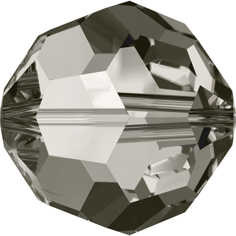 5000 Swarovski Round Beads, Crystal Satin (001 SAT)