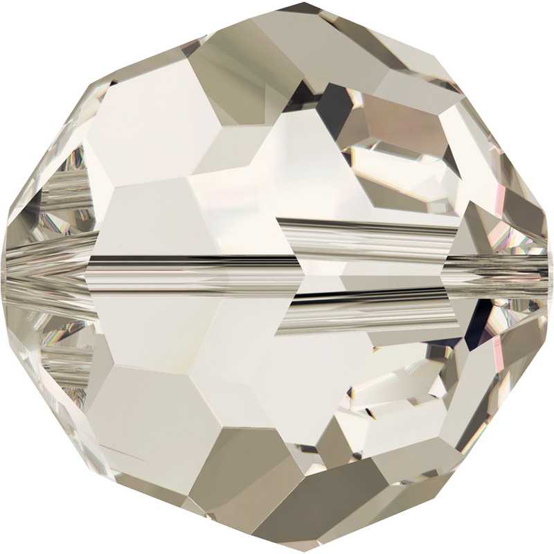 5000 Swarovski Round Beads, Crystal Silver Shade (001 SSHA)