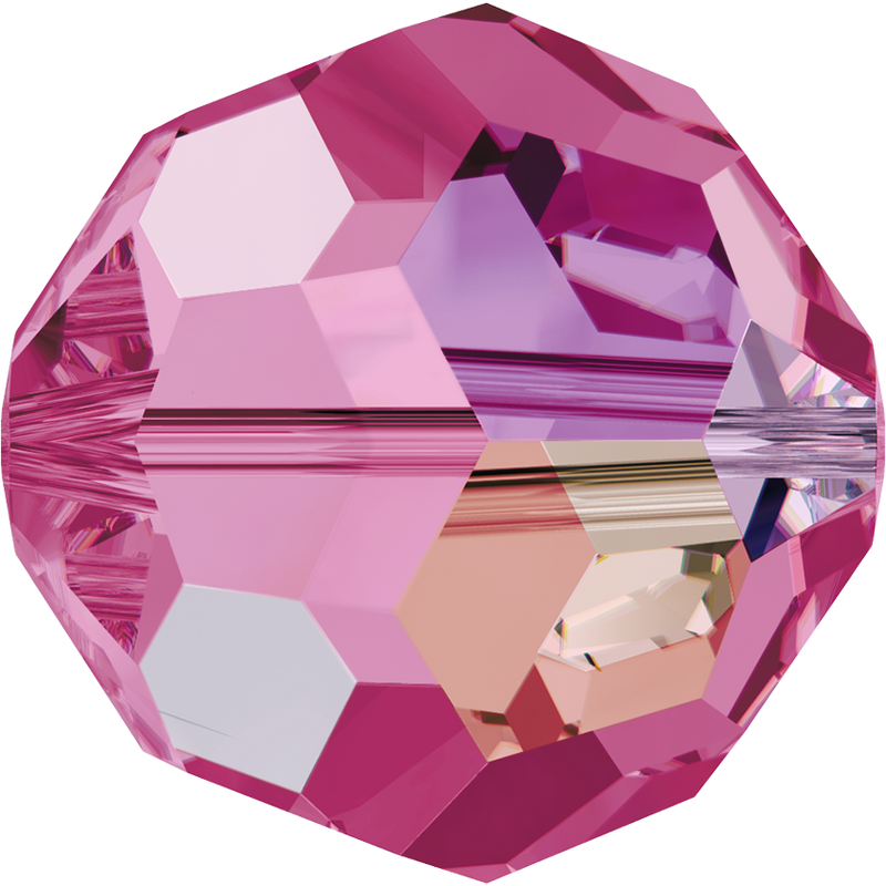 5000 Swarovski Round Beads, Rose AB (209 AB)