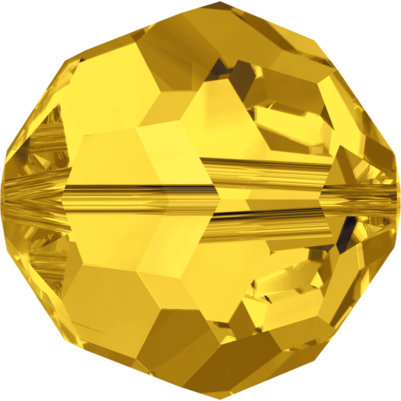 5000 Swarovski Round Beads, Light Topaz (226)