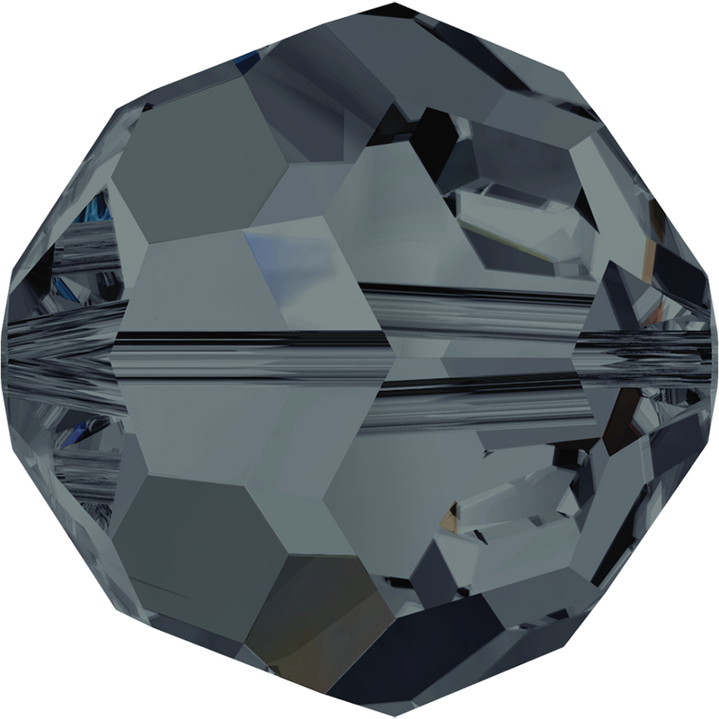 5000 Swarovski Round Beads, Graphite (253)