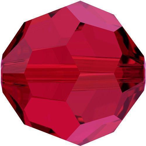 5000 Swarovski Round Beads, Scarlet (276)