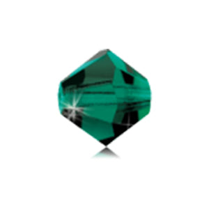 Preciosa 451 69 302 Rondelle Bead, Emerald (50730)