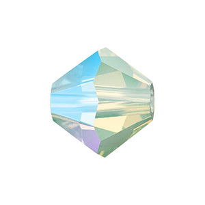 Preciosa 451 69 302 Rondelle Bead, Chrysolite Opal AB (51000AB)