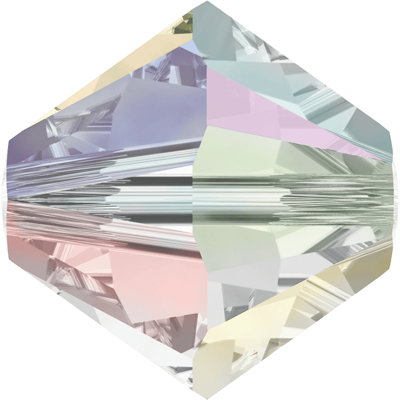 5328 Swarovski Bicone Beads, Crystal AB 2x (001 AB2)