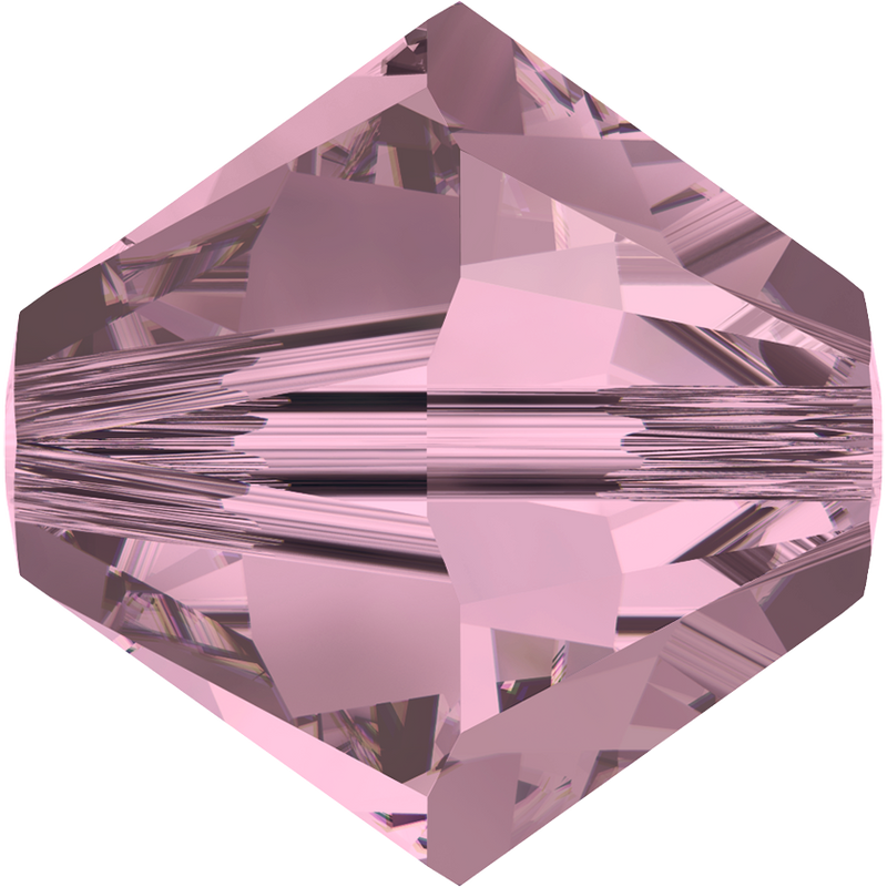 5328 Swarovski Bicone Beads, Crystal Antique Pink (001 ANTP)