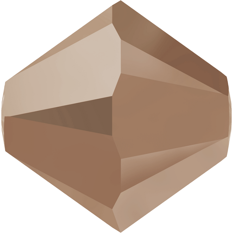 5328 Swarovski Bicone Beads, Crystal Rose Gold 2x (001 ROGL2)