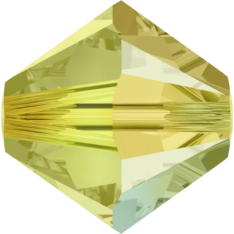 5328 Swarovski Bicone Beads, Jonquil AB 2x (213 AB2)