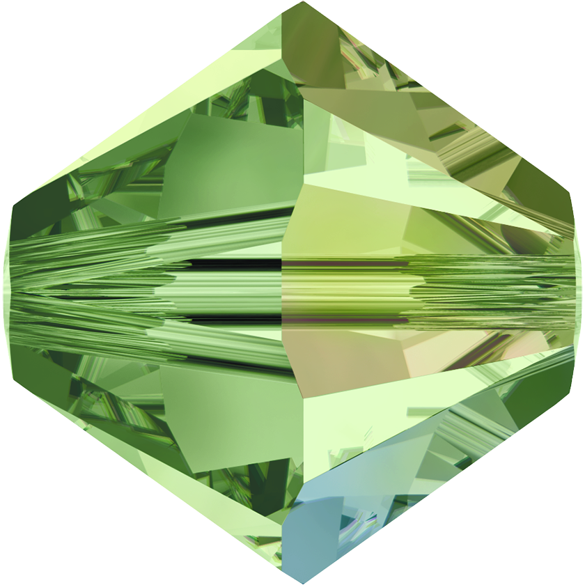 5328 Swarovski Bicone Beads, Peridot AB (214 AB)