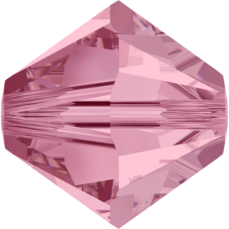 5328 Swarovski Bicone Beads, Light Rose (223)