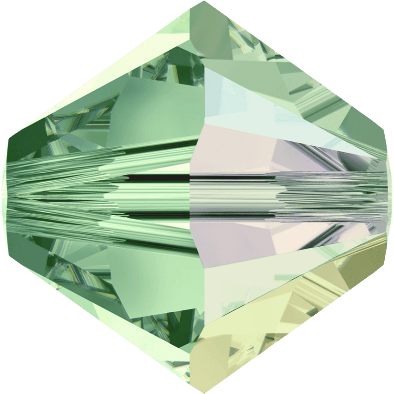 5328 Swarovski Bicone Beads, Chrysolite AB (238 AB)