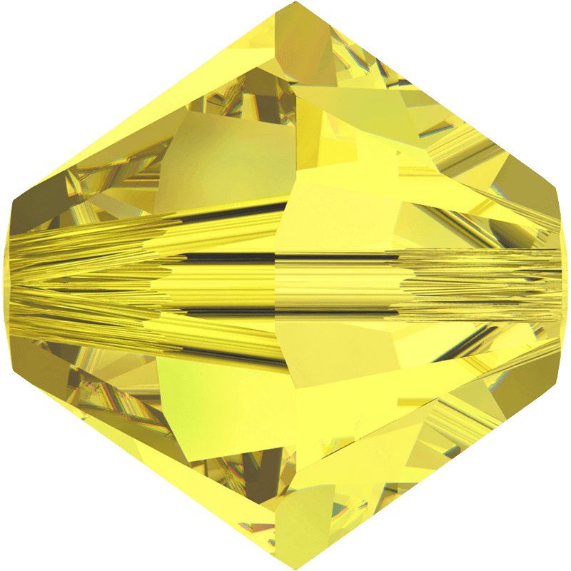 5328 Swarovski Bicone Beads, Citrine (249)