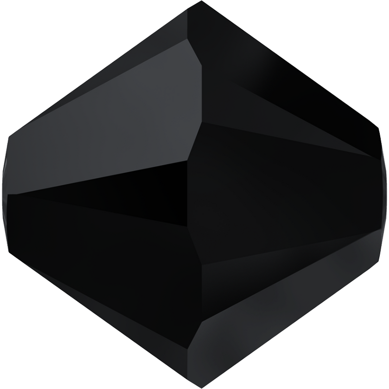 5328 Swarovski Bicone Beads, Jet (280)