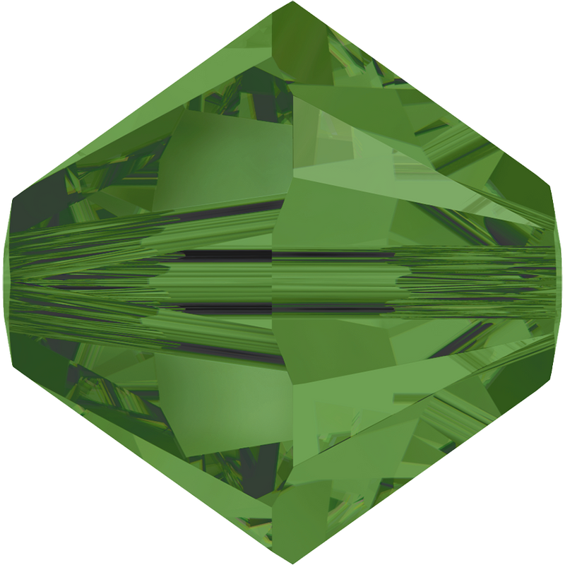 5328 Swarovski Bicone Beads, Fern Green (291)