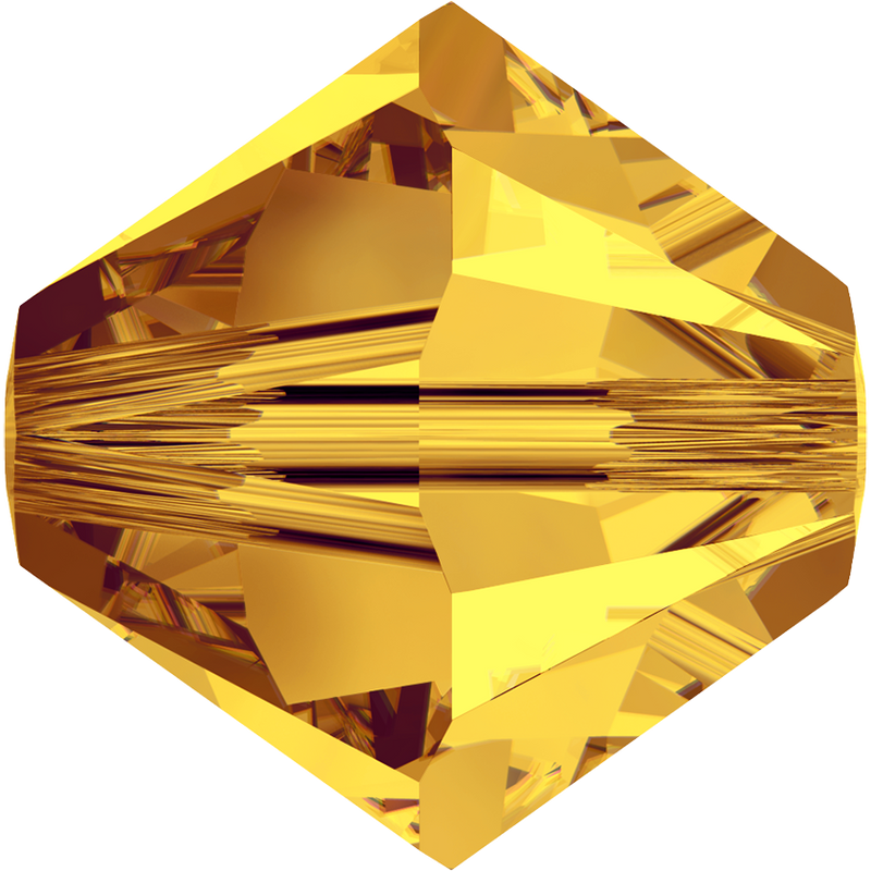 5328 Swarovski Bicone Beads, Sunflower (292)