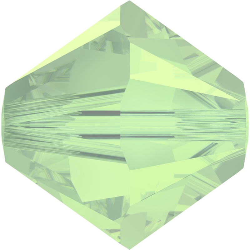 5328 Swarovski Bicone Beads, Chrysolite Opal (294)