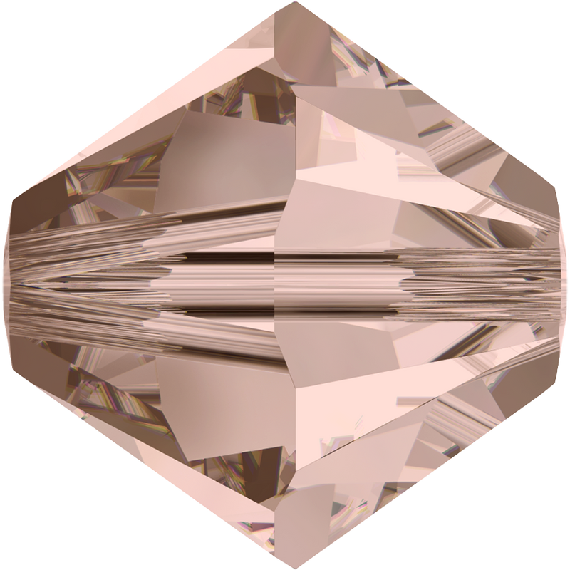 5328 Swarovski Bicone Beads, Vintage Rose (319)