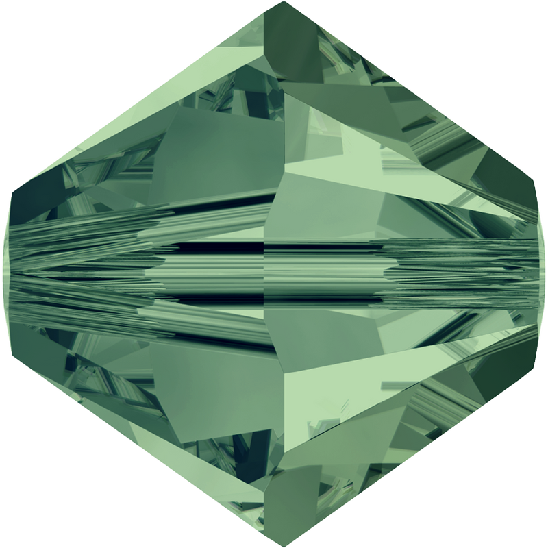 5328 Swarovski Bicone Beads, Erinite (360)