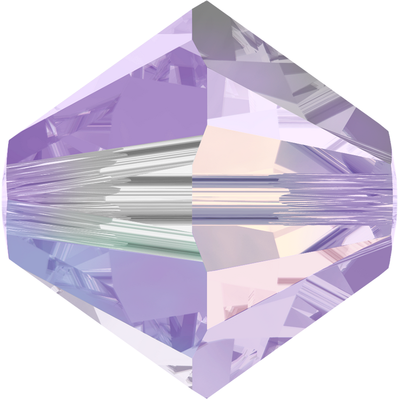 5328 Swarovski Bicone Beads, Tanzanite AB 2x (539 AB2)