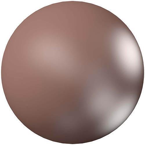 5810 Round Pearls, Crystal Velvet Brown Pearl (001 951)