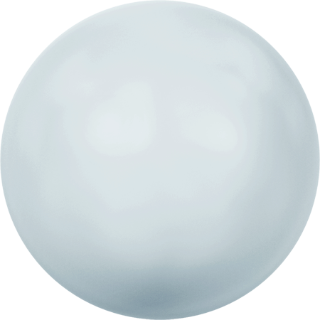 5818 Round Pearls (Half Drilled), Crystal Pastel Blue Pearl (001 966)