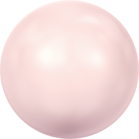 5811 Round Pearls (Large Hole), Crystal Rosaline Pearl (001 294)