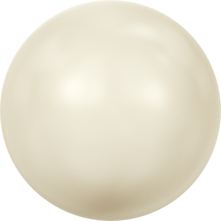 5811 Round Pearls (Large Hole), Crystal Cream Pearl (001 620)