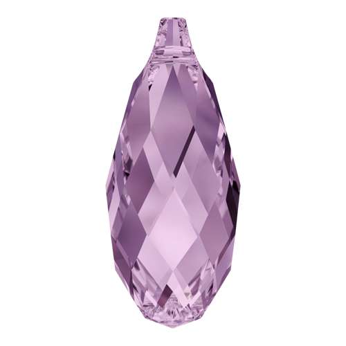 6010 Swarovski Briolette Pendants, Light Amethyst (212)