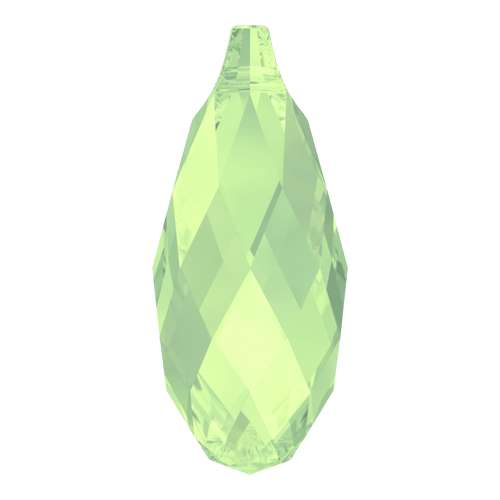 6010 Swarovski Briolette Pendants, Chrysolite Opal (294)