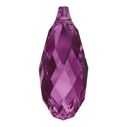 6010 Swarovski Briolette Pendants, Fuchsia (502)