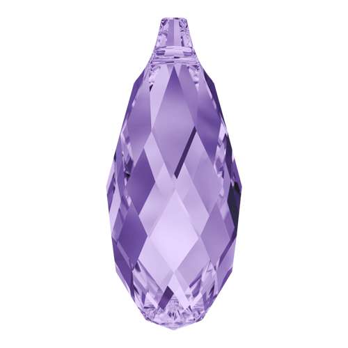 6010 Swarovski Briolette Pendants, Tanzanite (539)