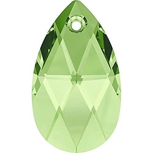 6106 Swarovski Pear-shaped Pendants, Peridot (214)