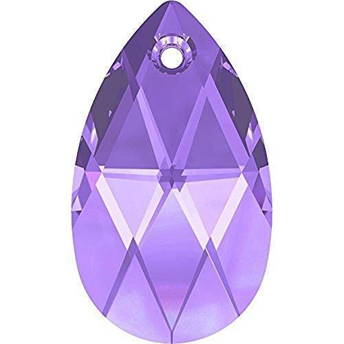 6106 Swarovski Pear-shaped Pendants, Tanzanite (539)