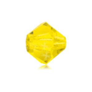 Preciosa 451 69 302 Rondelle Bead, Citrine (80310)