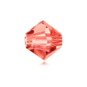 Preciosa 451 69 302 Rondelle Bead, Padparadscha (90350)