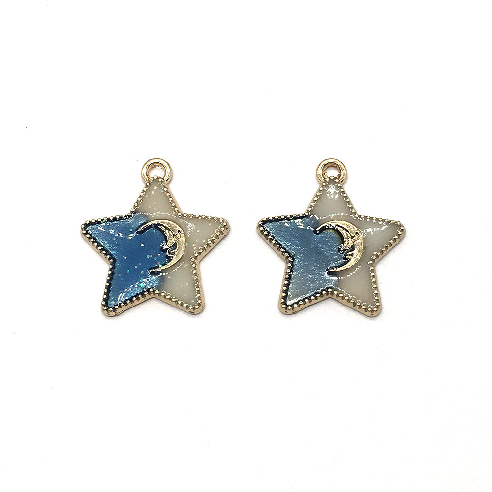 Blue Two-toned Star