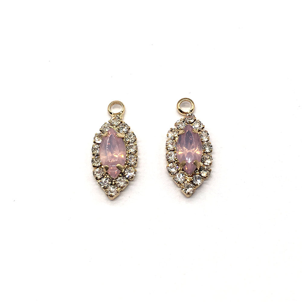 Pink Baroque Diamond Water Drop