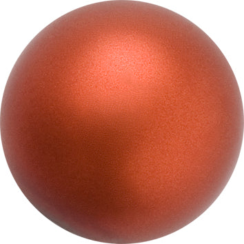 Preciosa 131 10 011 Round Pearl MAXIMA 1H, Pearl Effect Dark Copper (78900)