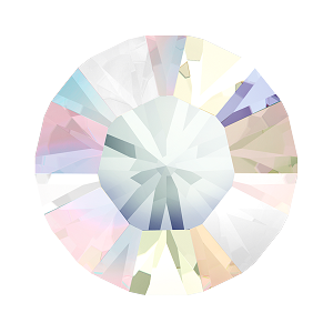 1028 & 1088 Swarovski Pointed Back Chaton Round Stones, Crystal AB (001 AB)