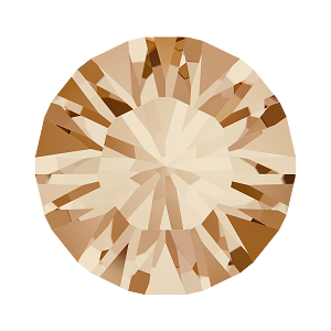 1028 &amp; 1088 Swarovski Pointed Back Chaton Round Stones, Crystal Golden Shadow (001 GSHA)