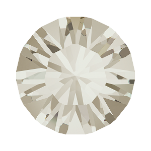 1028 &amp; 1088 Swarovski Pointed Back Chaton Round Stones, Crystal Silver Shade (001 SSHA)