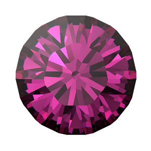 1028 &amp; 1088 Swarovski Pointed Back Chaton Round Stones, Dark Rose (1201)