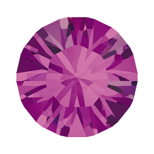 1028 & 1088 Swarovski Pointed Back Chaton Round Stones, Amethyst (204)