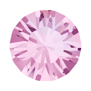 1028 & 1088 Swarovski Pointed Back Chaton Round Stones, Light Amethyst (212)