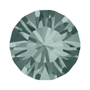 1028 & 1088 Swarovski Pointed Back Chaton Round Stones, Black Diamond (215)