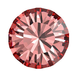 1028 &amp; 1088 Swarovski Pointed Back Chaton Round Stones, Rose Peach (262)